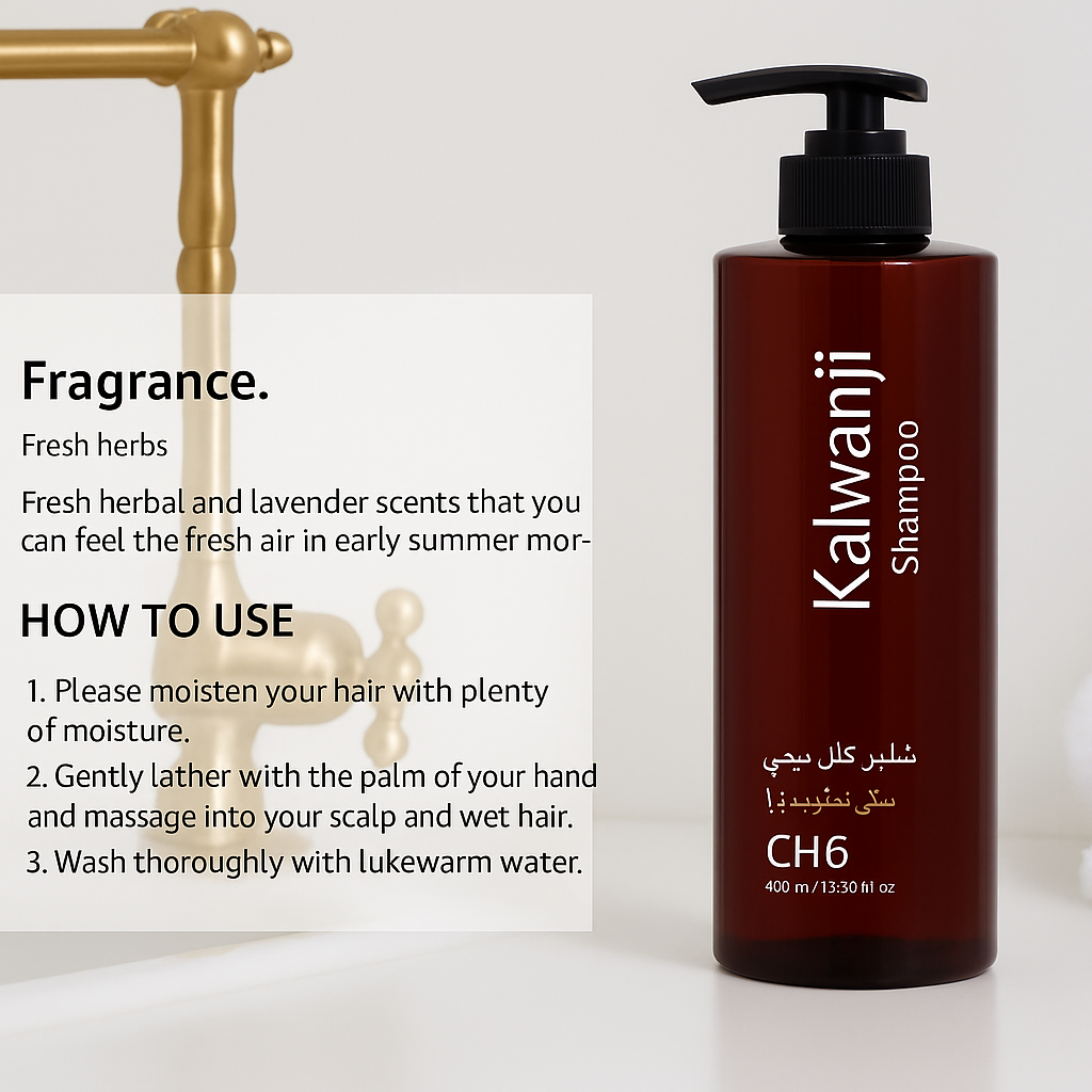 Organic Kalwanji  Shampoo (CH6) (Import from Saudia)